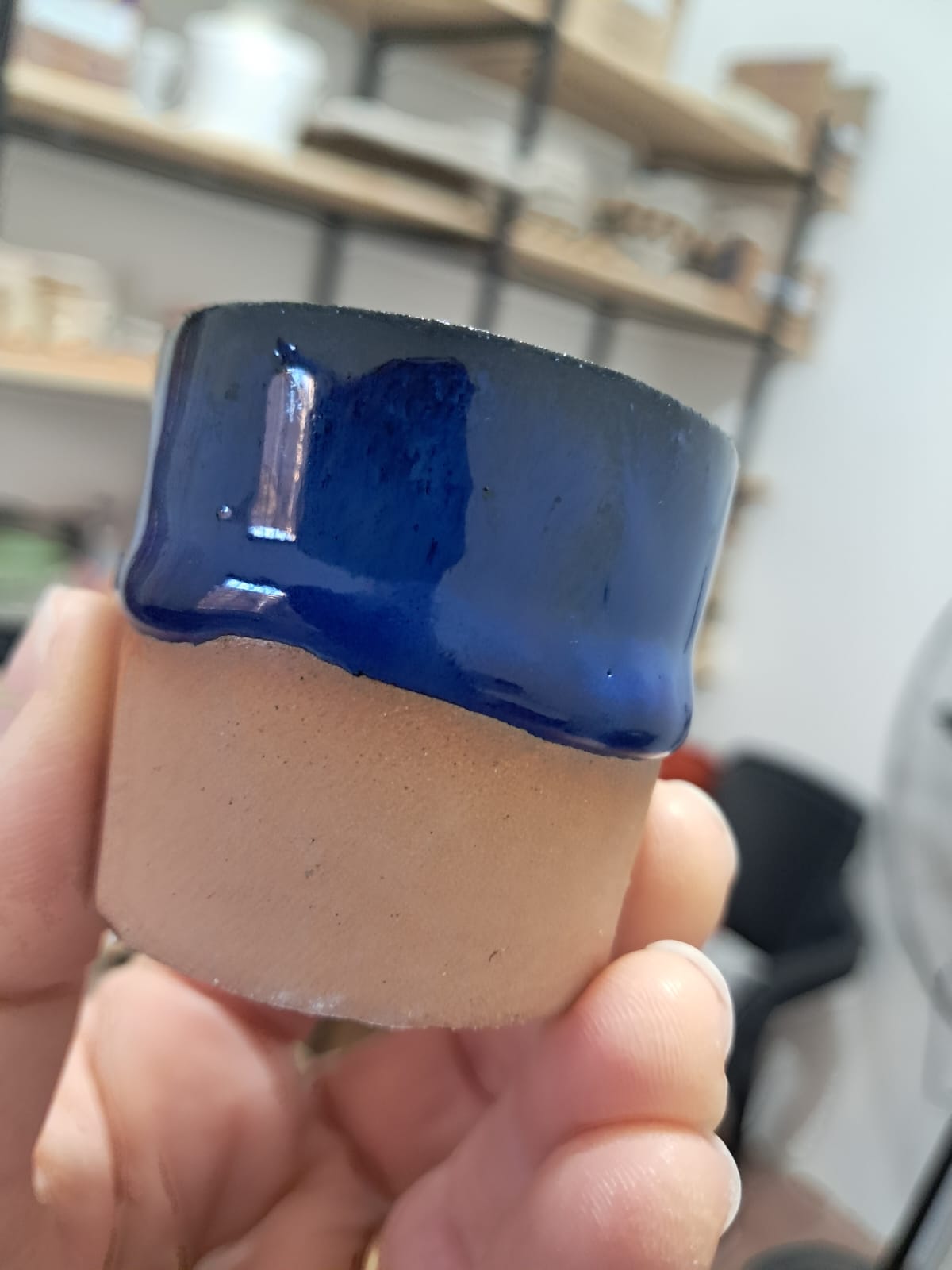Esmalte Azul Brillante